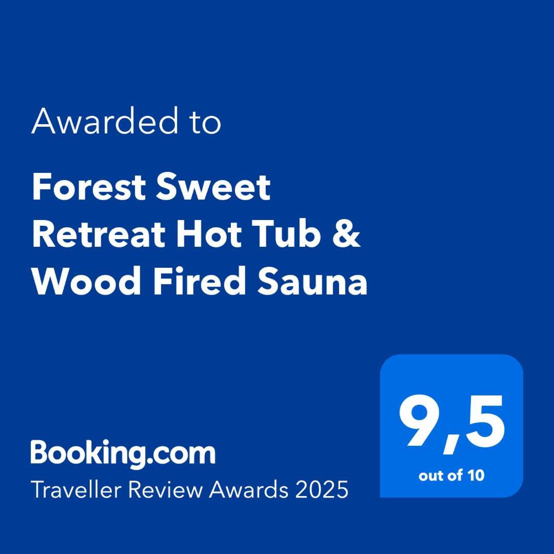 Forest Sweet Retreat Hot Tub & Wood Fired Sauna 우크루렛 외부 사진